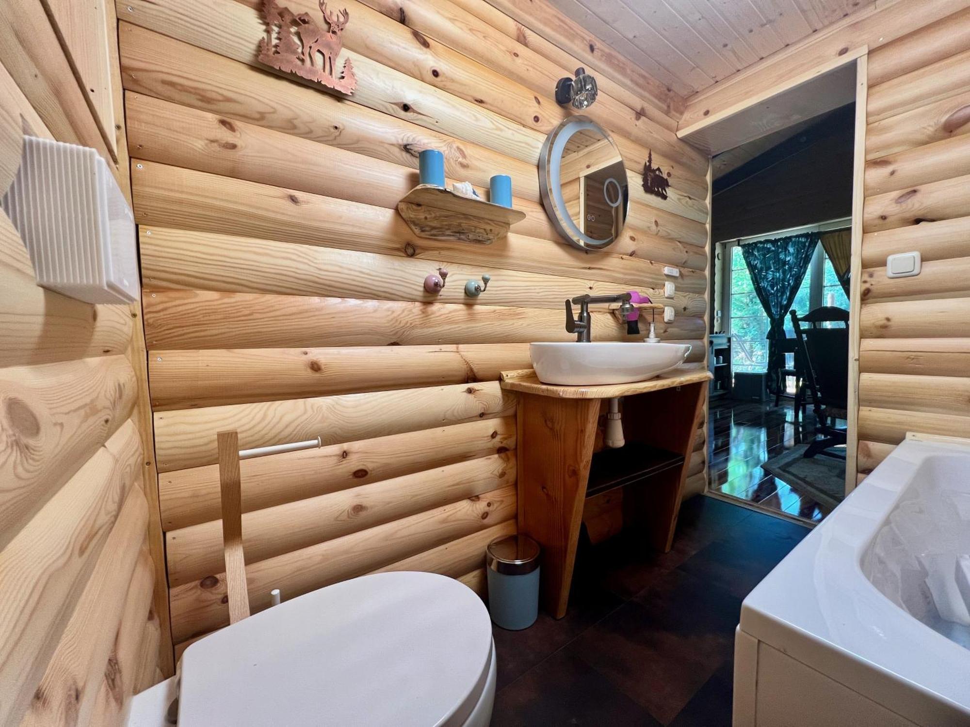 Holzhaus Baerenhoehle Am Wald Und See Neuruppin Ngoại thất bức ảnh