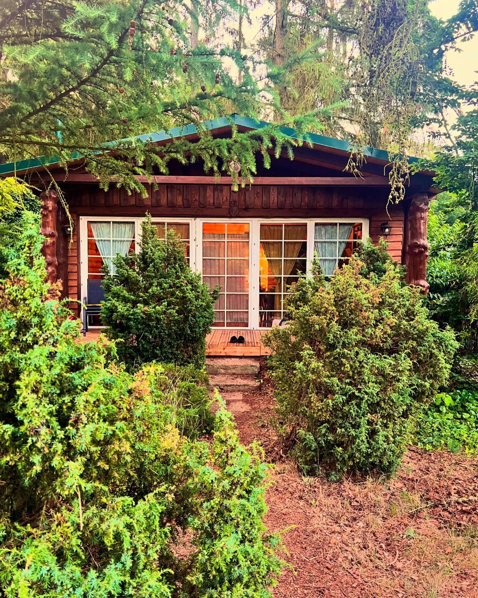 Holzhaus Baerenhoehle Am Wald Und See Neuruppin Ngoại thất bức ảnh