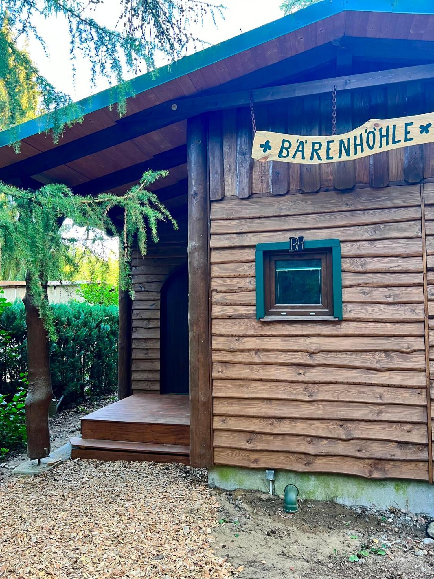 Holzhaus Baerenhoehle Am Wald Und See Neuruppin Ngoại thất bức ảnh